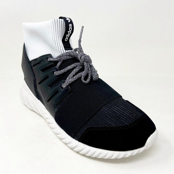 Adidas Originals Tubular Doom Black White Ying Yang Mens Sneakers BA7555 - Picture 2 of 6
